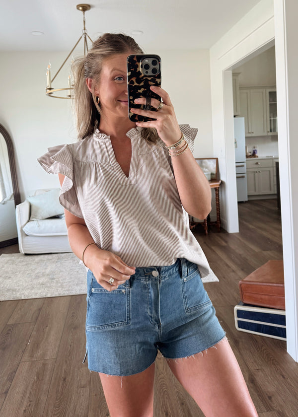 Cove Ruffle Blouse