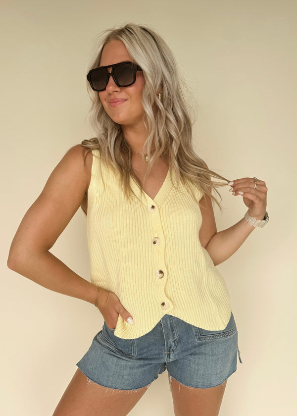 Sunshine Knit Tank