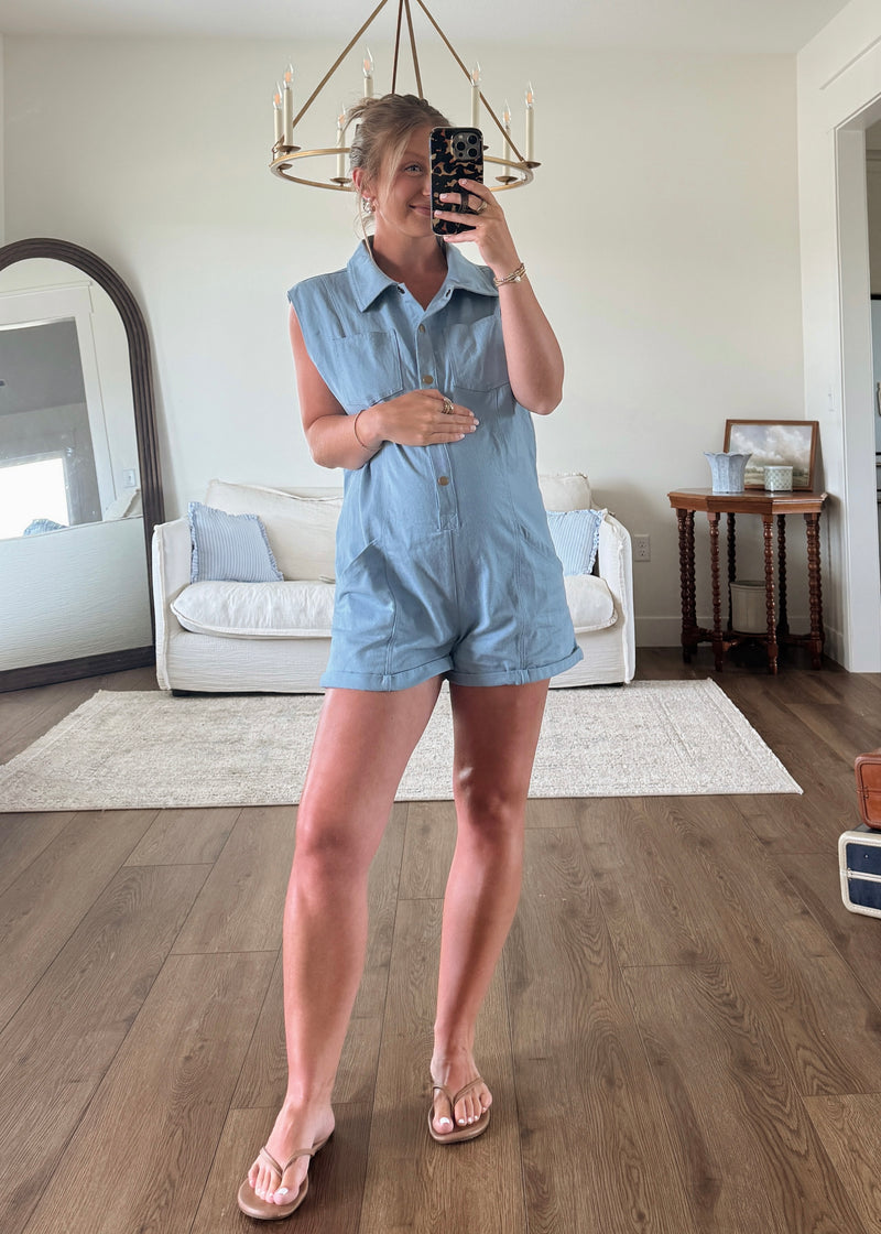 Briar Button Romper