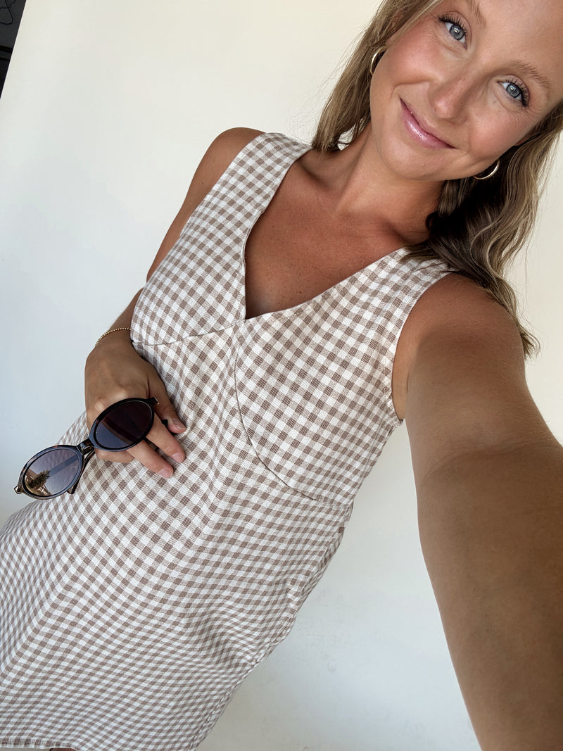 Kayle Gingham Dress