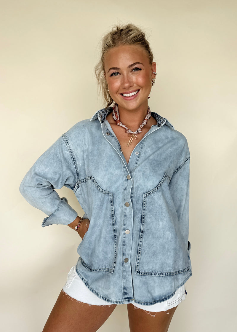 Willow Washed Shacket