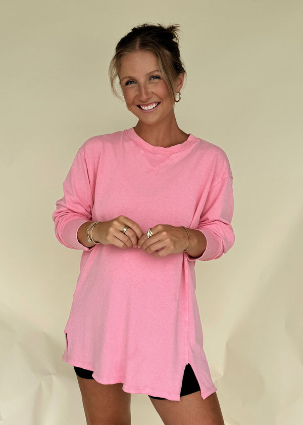 Summer Nights Top- Pink