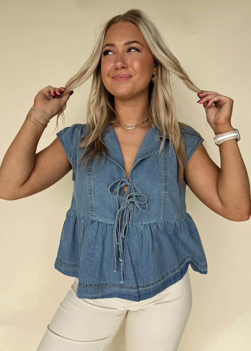 Drew Denim Top