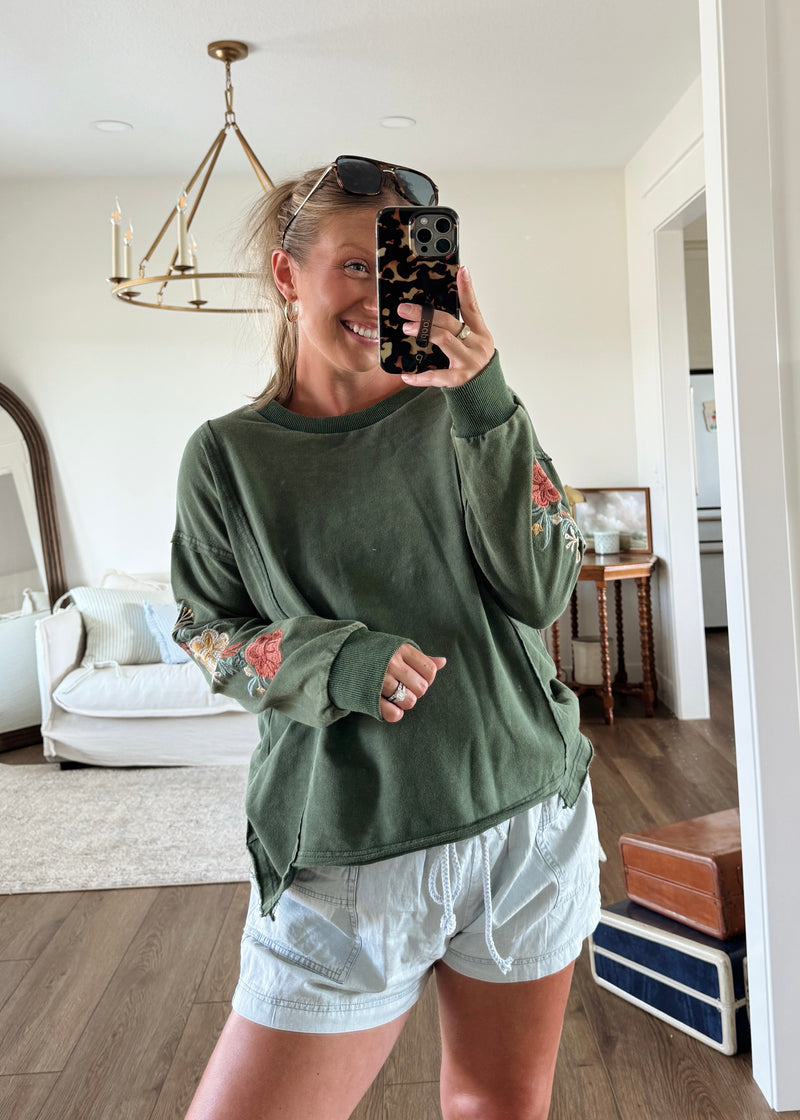 Emery Embroidered Sweatshirt