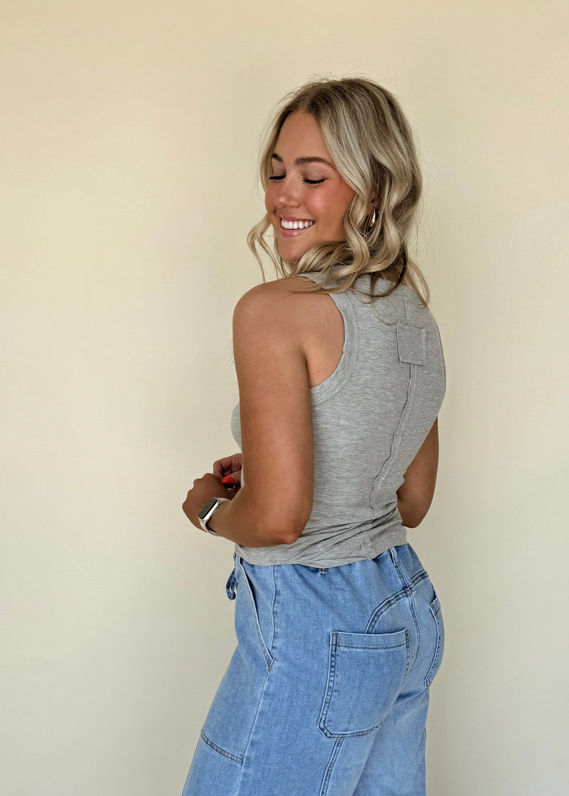 All Time Best Basic Tank- Grey