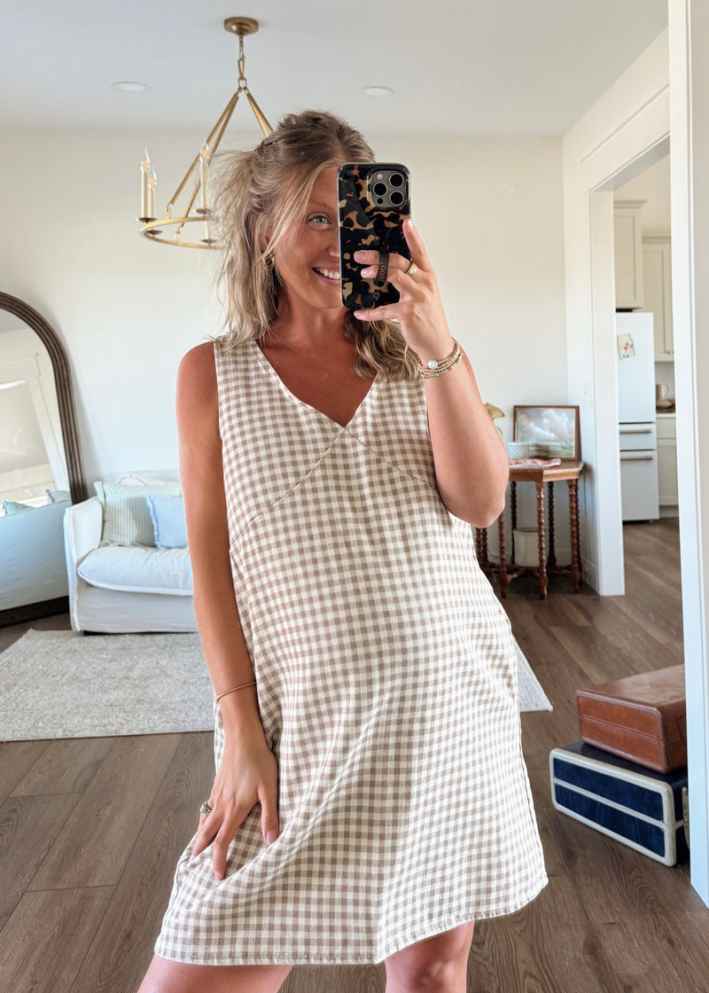 Kayle Gingham Dress