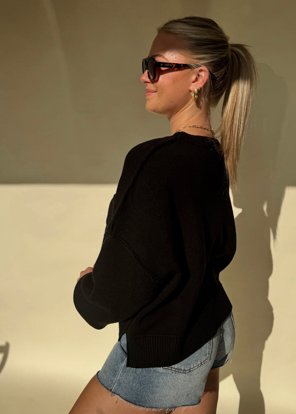 Classic Black Sweater
