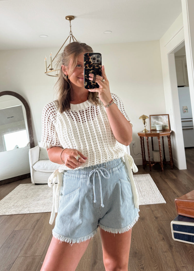 Carter Crochet Knit Top