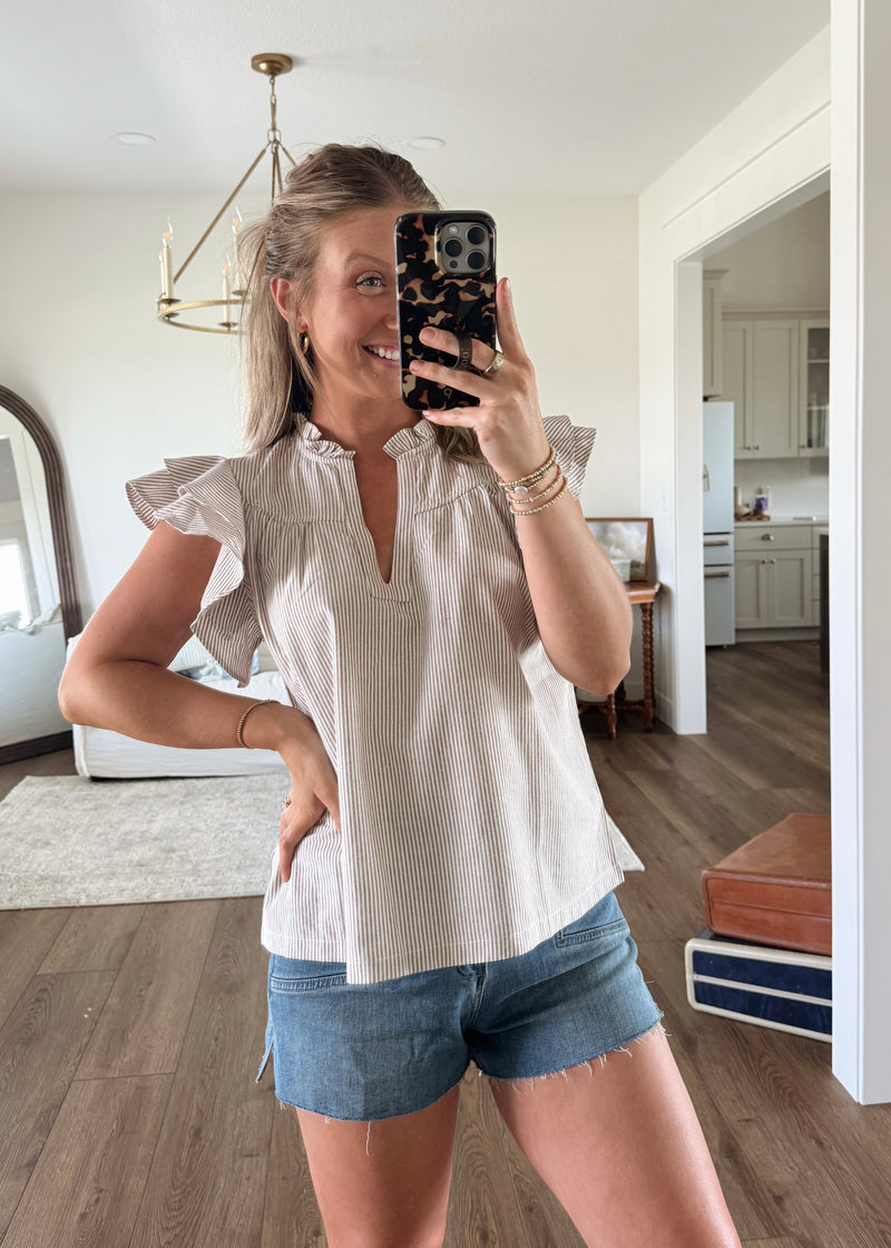 Cove Ruffle Blouse