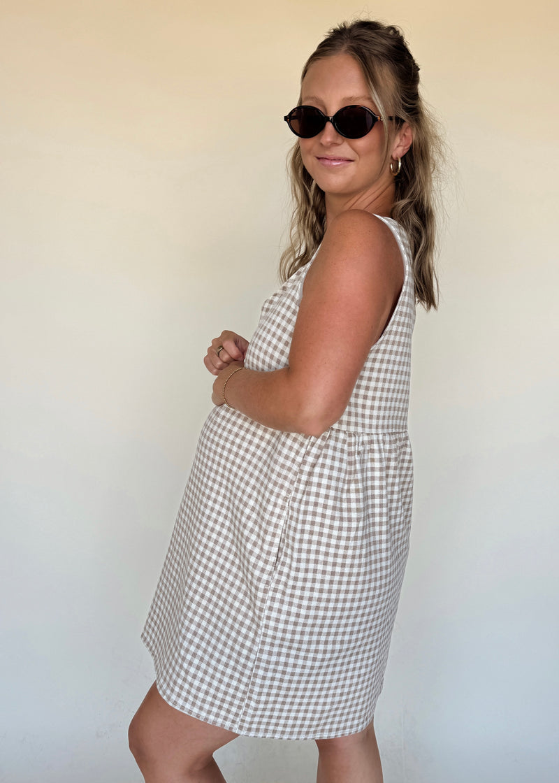 Kayle Gingham Dress