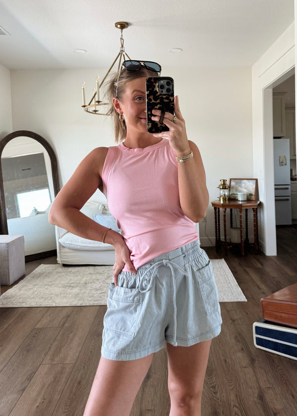 All Time Best Basic Tank- Pink