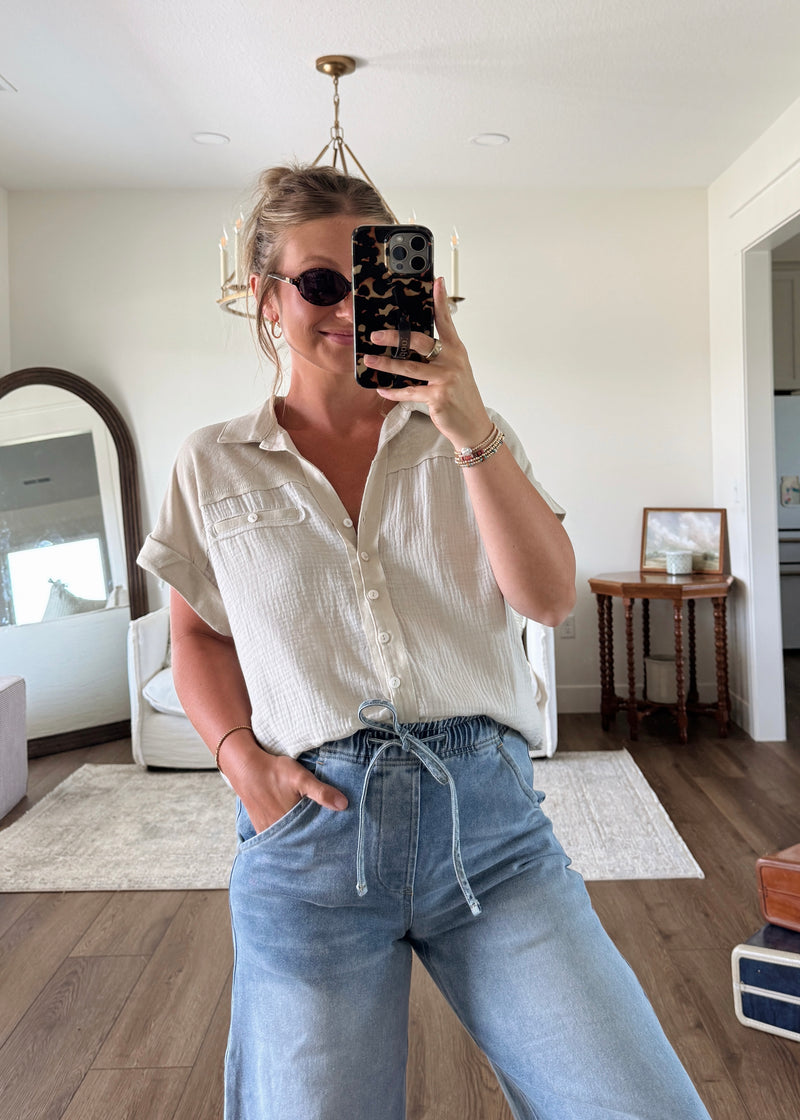 Kai Button Blouse