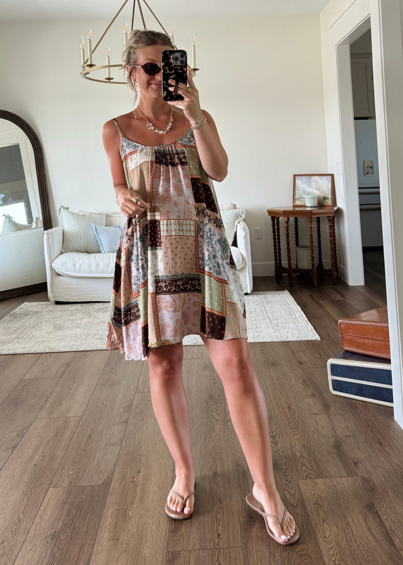 Paisley Patchwork Dress