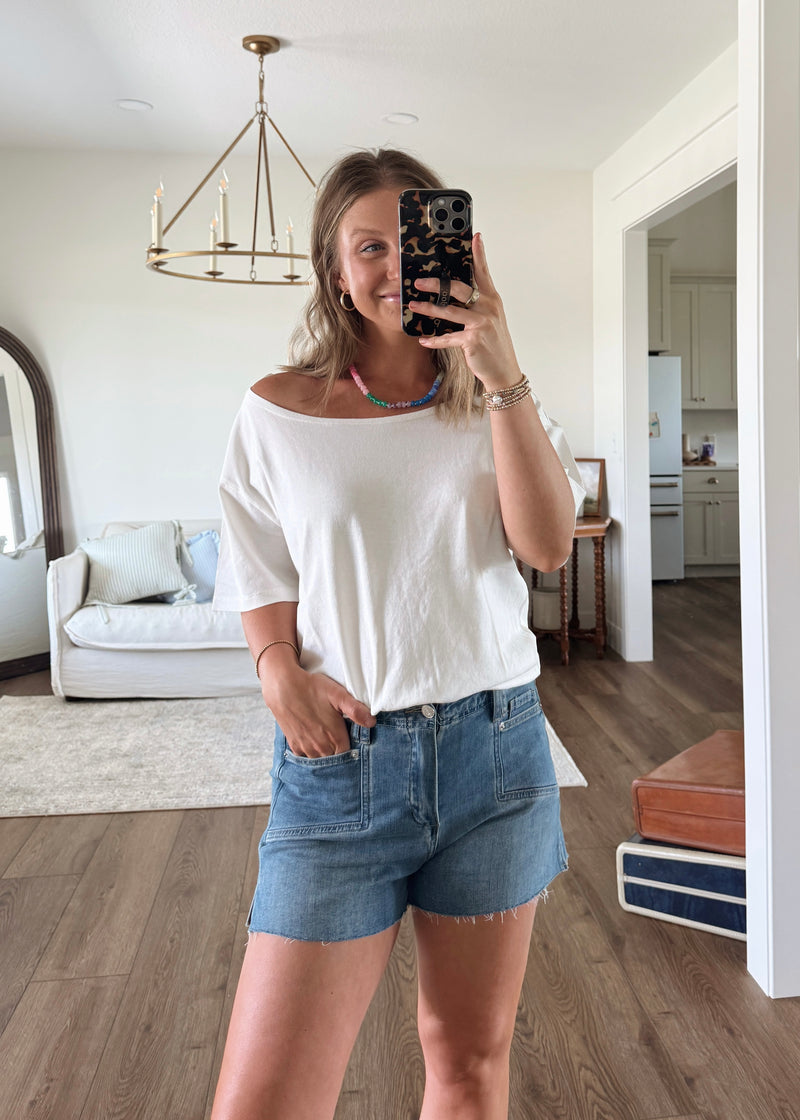 Drew Denim Shorts