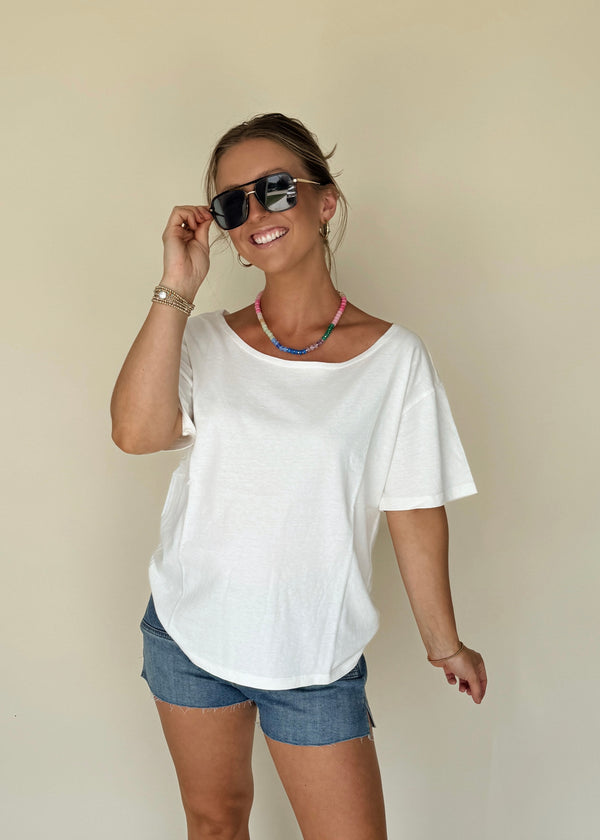 Carefree Tee- White