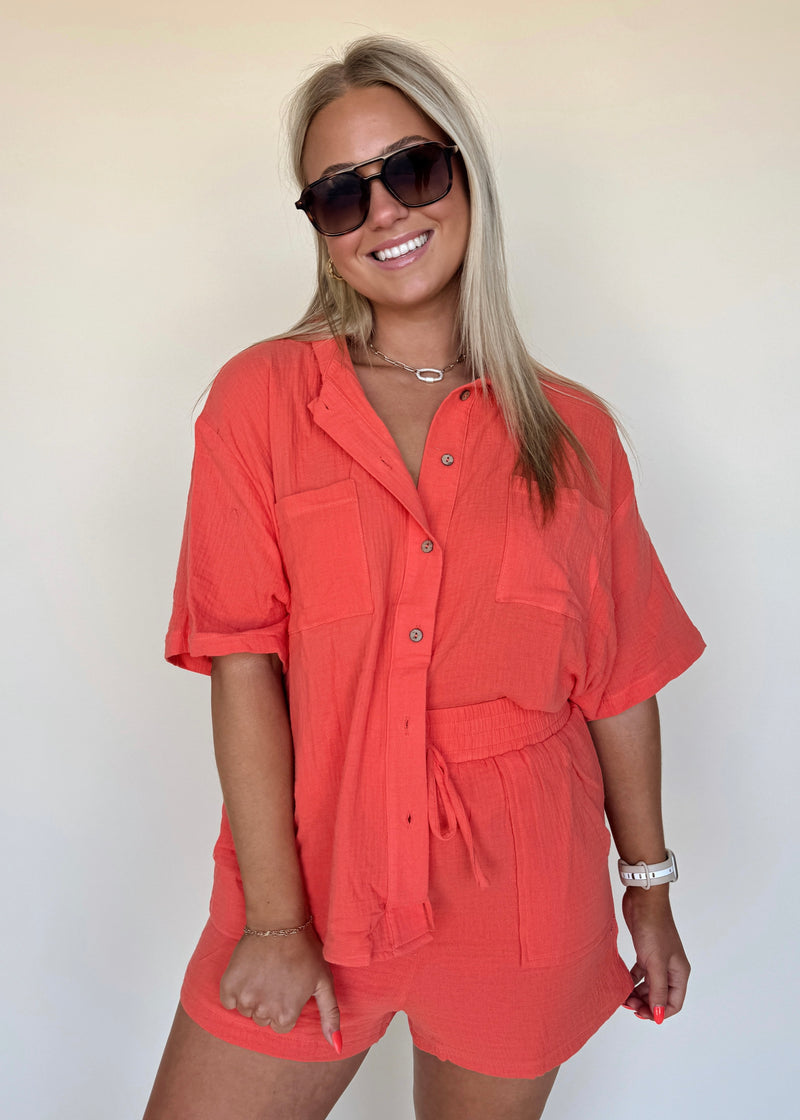 Sunshine State Button Top