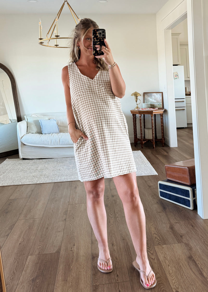 Kayle Gingham Dress