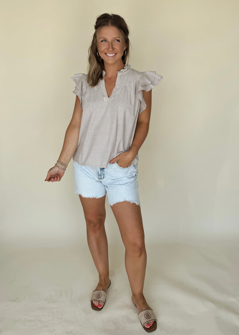 Cove Ruffle Blouse