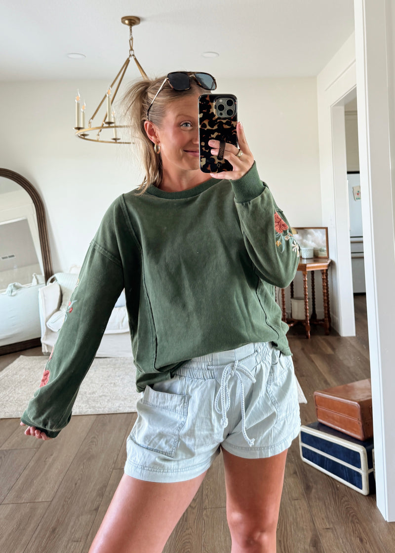 Emery Embroidered Sweatshirt