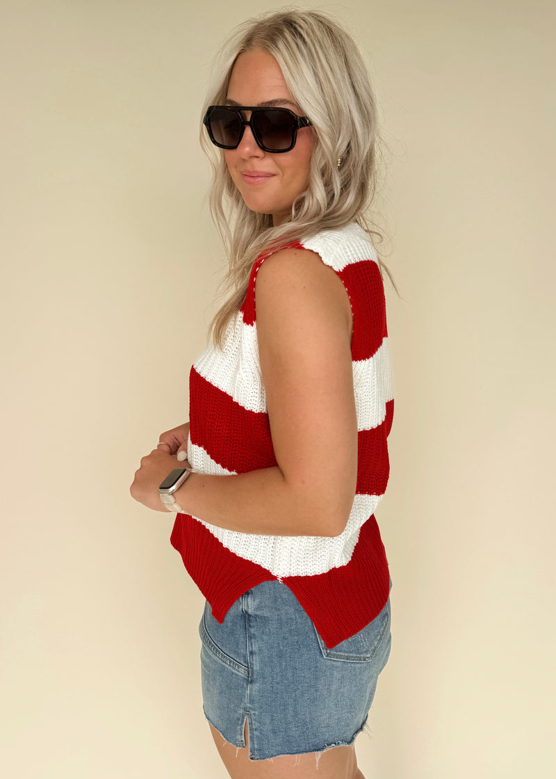 Red White & Stripes Tank