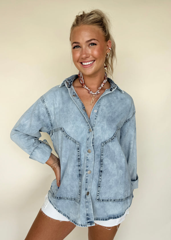 Willow Washed Shacket