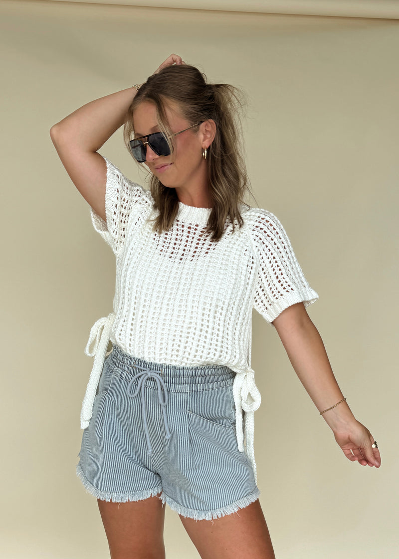 Carter Crochet Knit Top