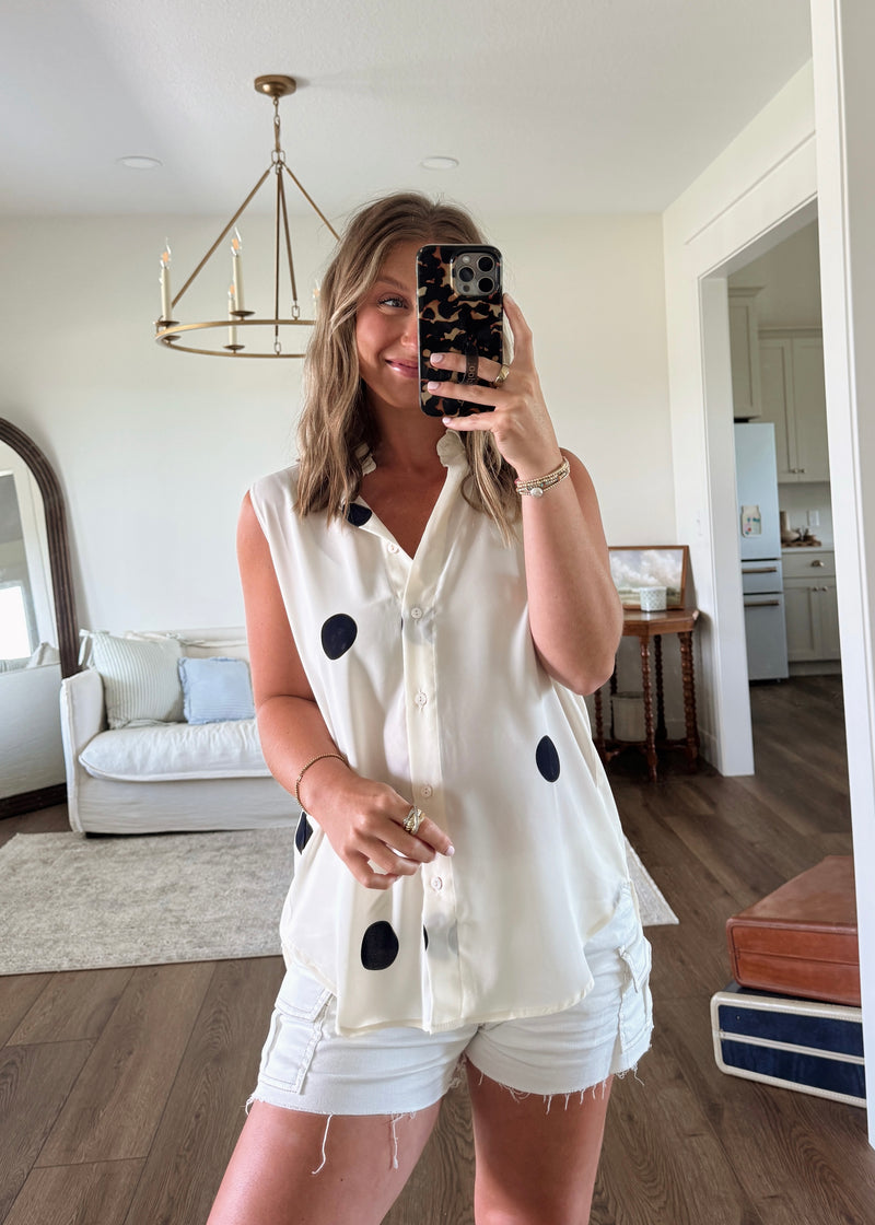 Ellis Polka Dot Blouse