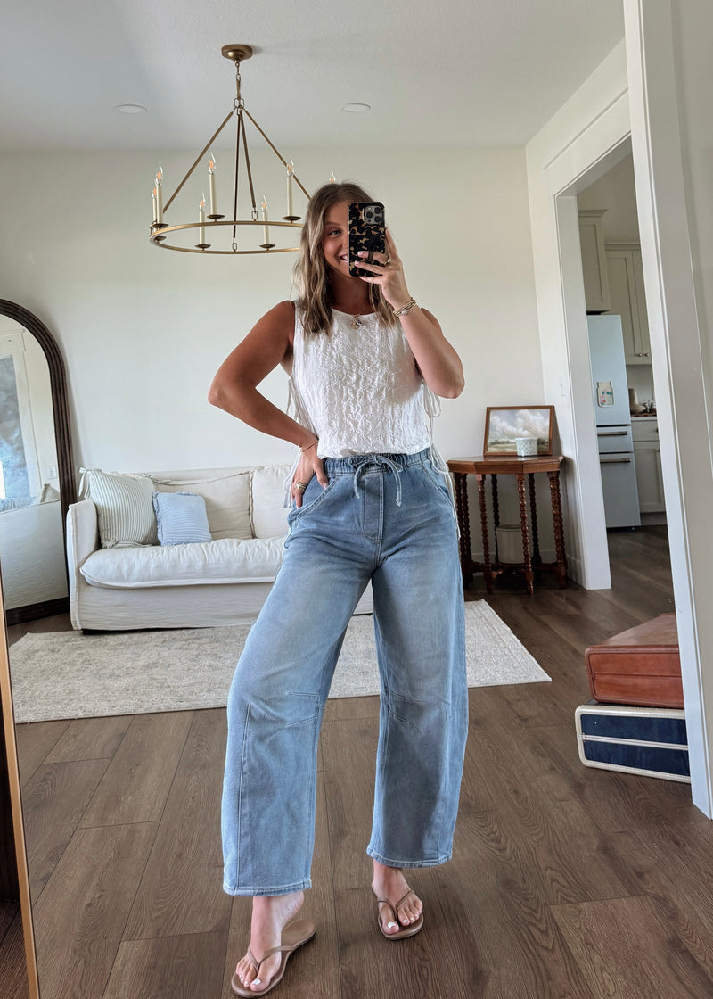 Season Classic Eyelet Tank