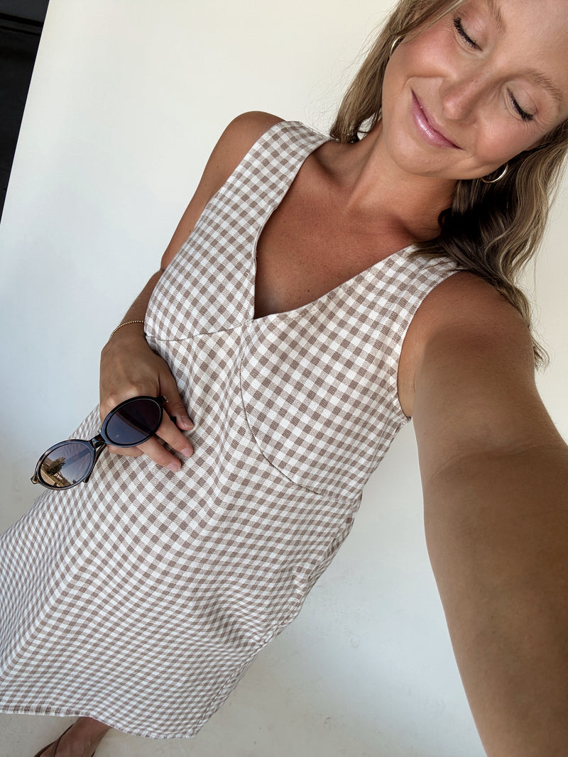 Kayle Gingham Dress