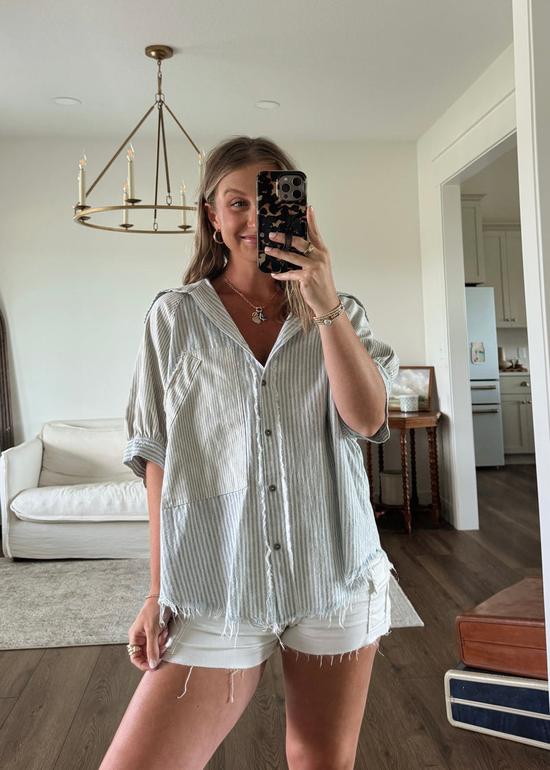 Macki Button Top