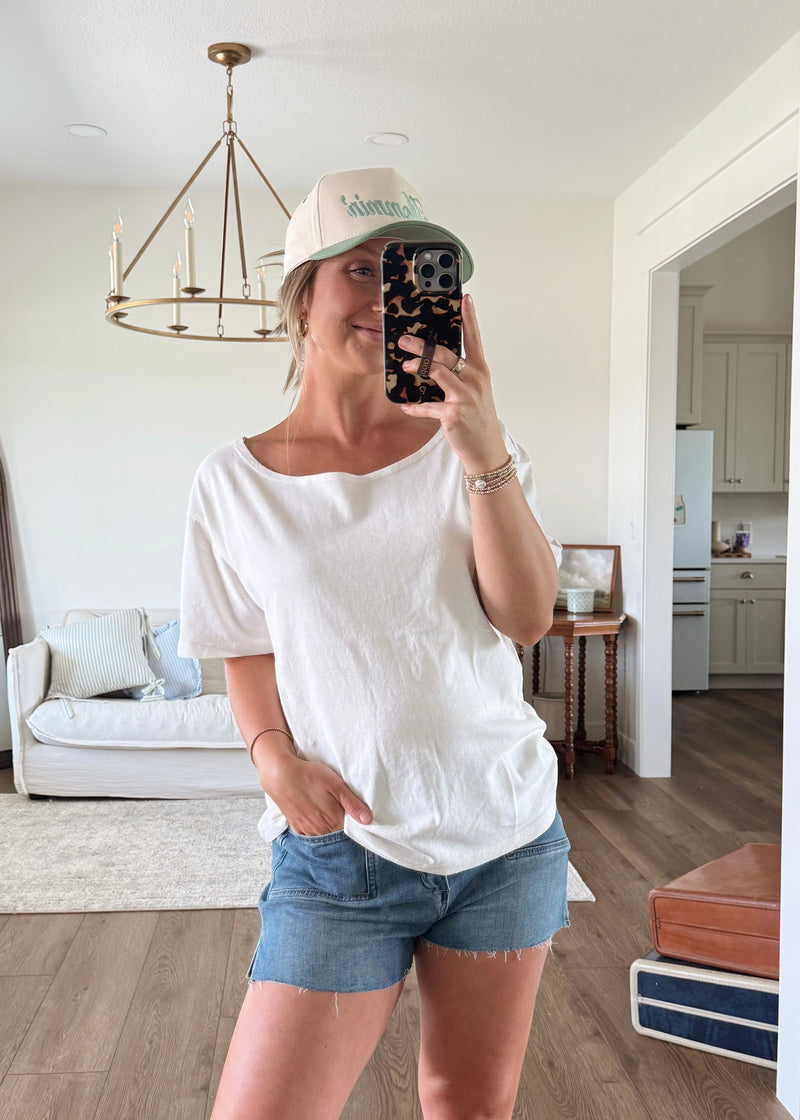 Carefree Tee- White