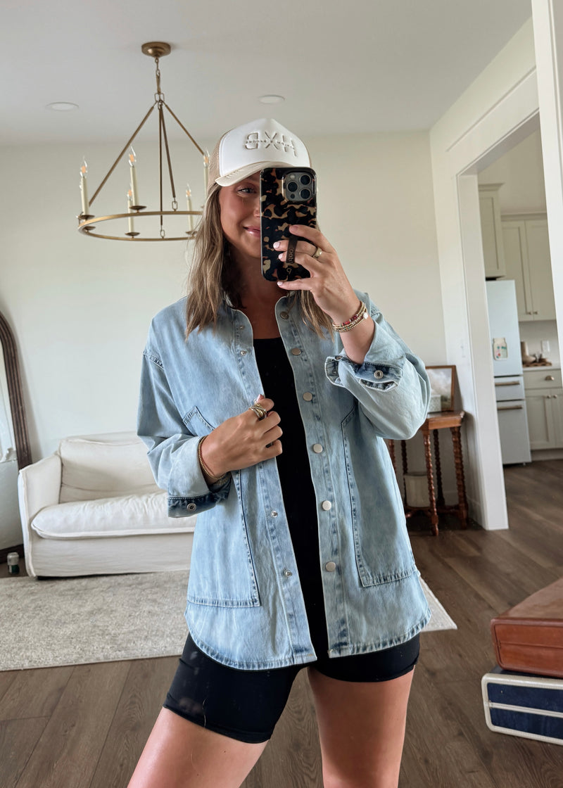 Willow Washed Shacket