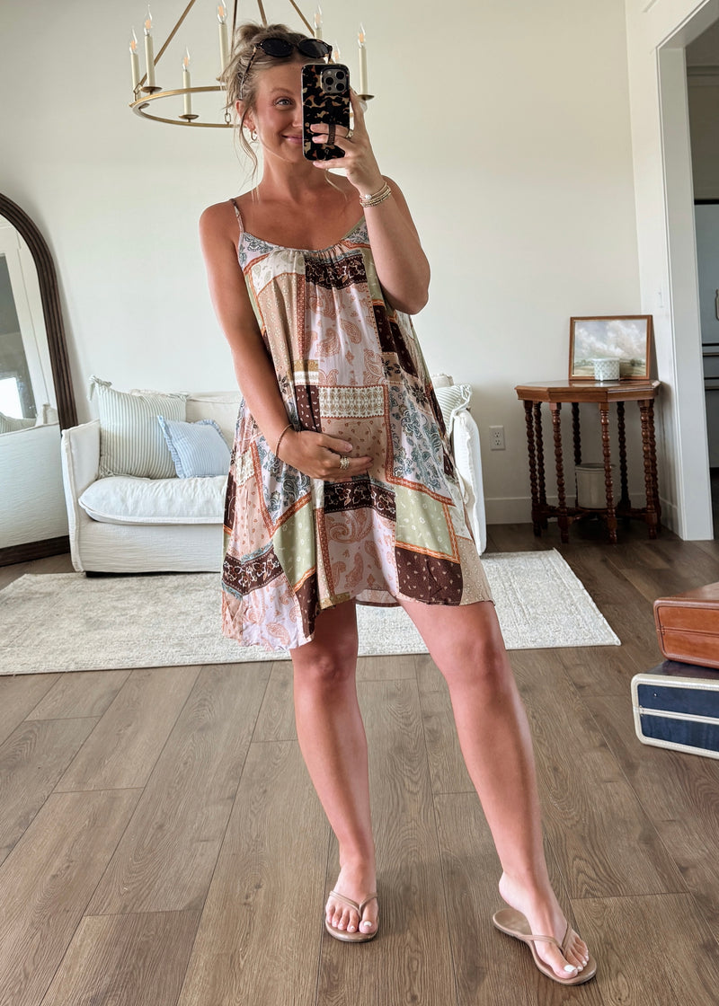 Paisley Patchwork Dress