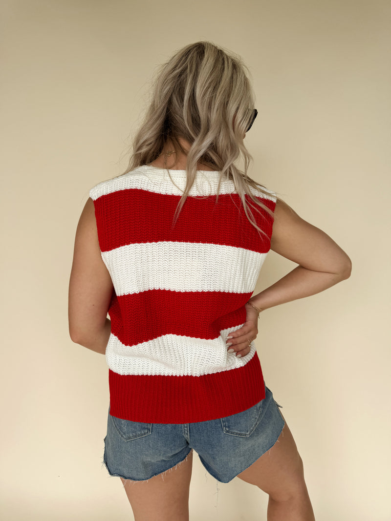 Red White & Stripes Tank