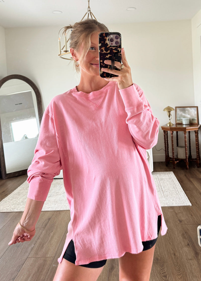 Summer Nights Top- Pink