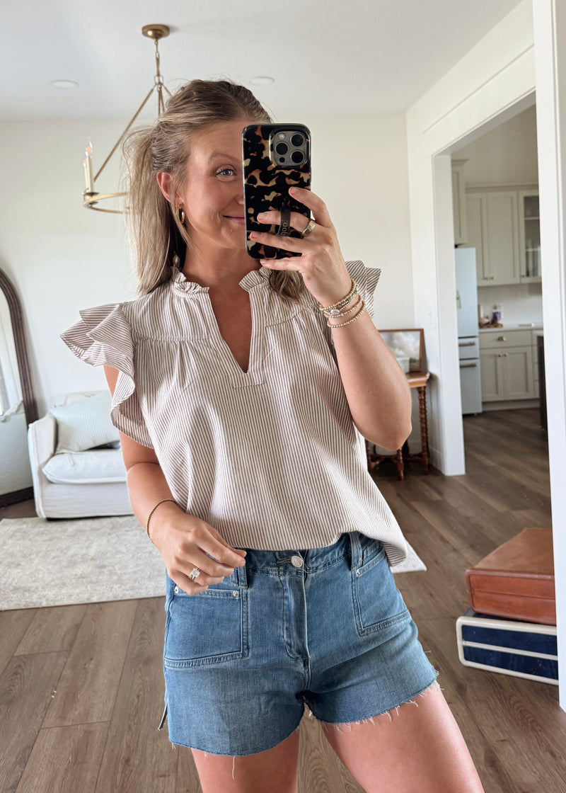 Cove Ruffle Blouse