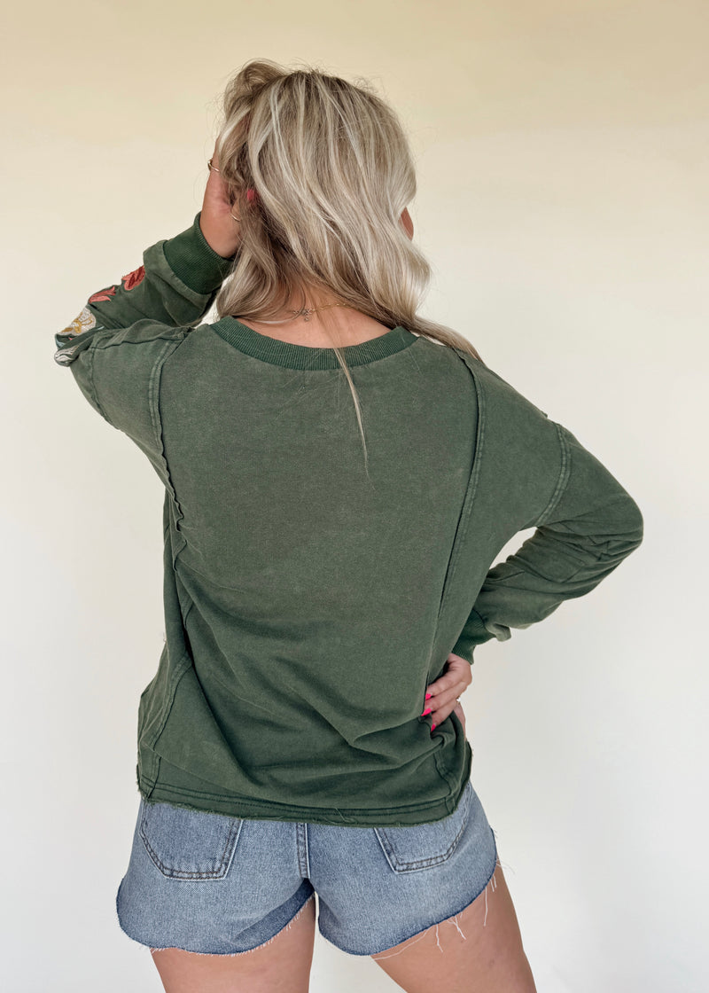 Emery Embroidered Sweatshirt