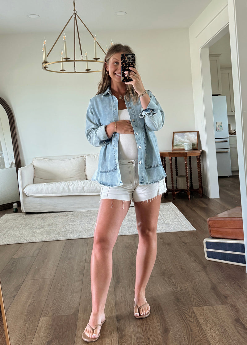 Willow Washed Shacket
