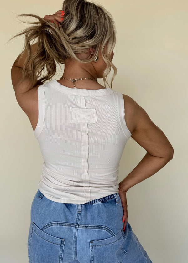 All Time Best Basic Tank- Bone