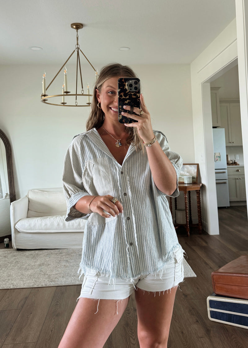 Macki Button Top
