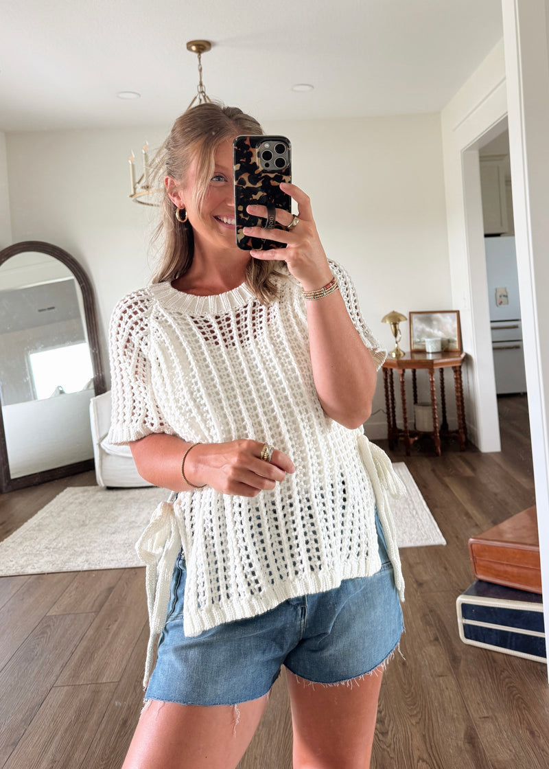 Carter Crochet Knit Top