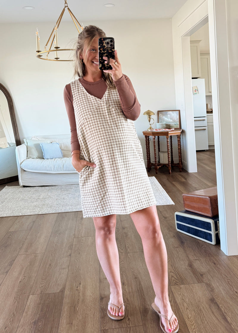 Kayle Gingham Dress