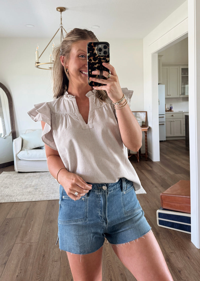 Cove Ruffle Blouse